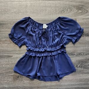 HD In Paris Flowy Empire Waist Top